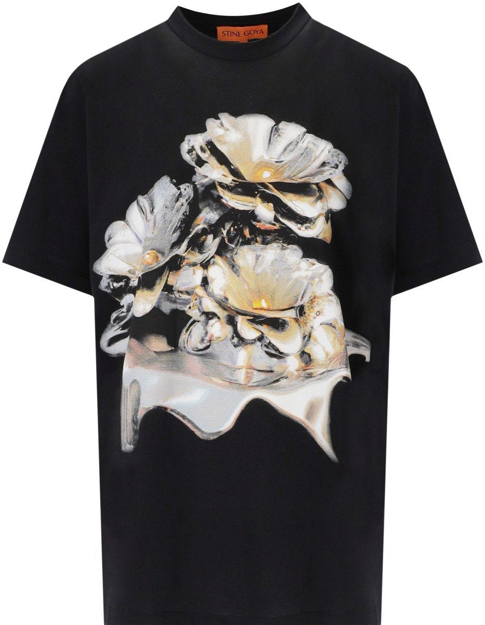Stine Goya STINE GOYA MARGILA T-SHIRT Zwart