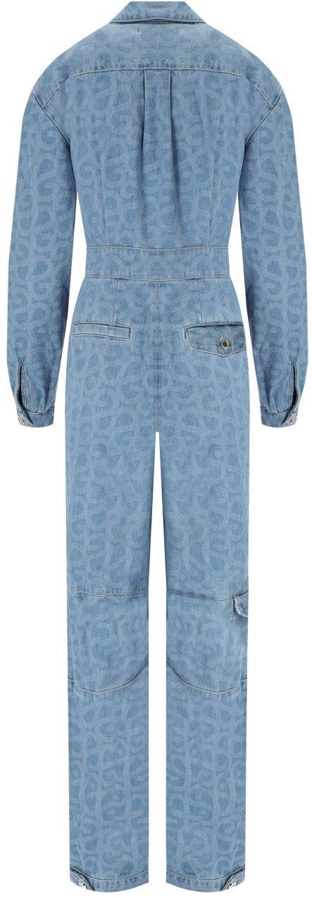 Stine Goya STINE GOYA LOUISIANA DENIM JUMPSUIT Lichtblauw
