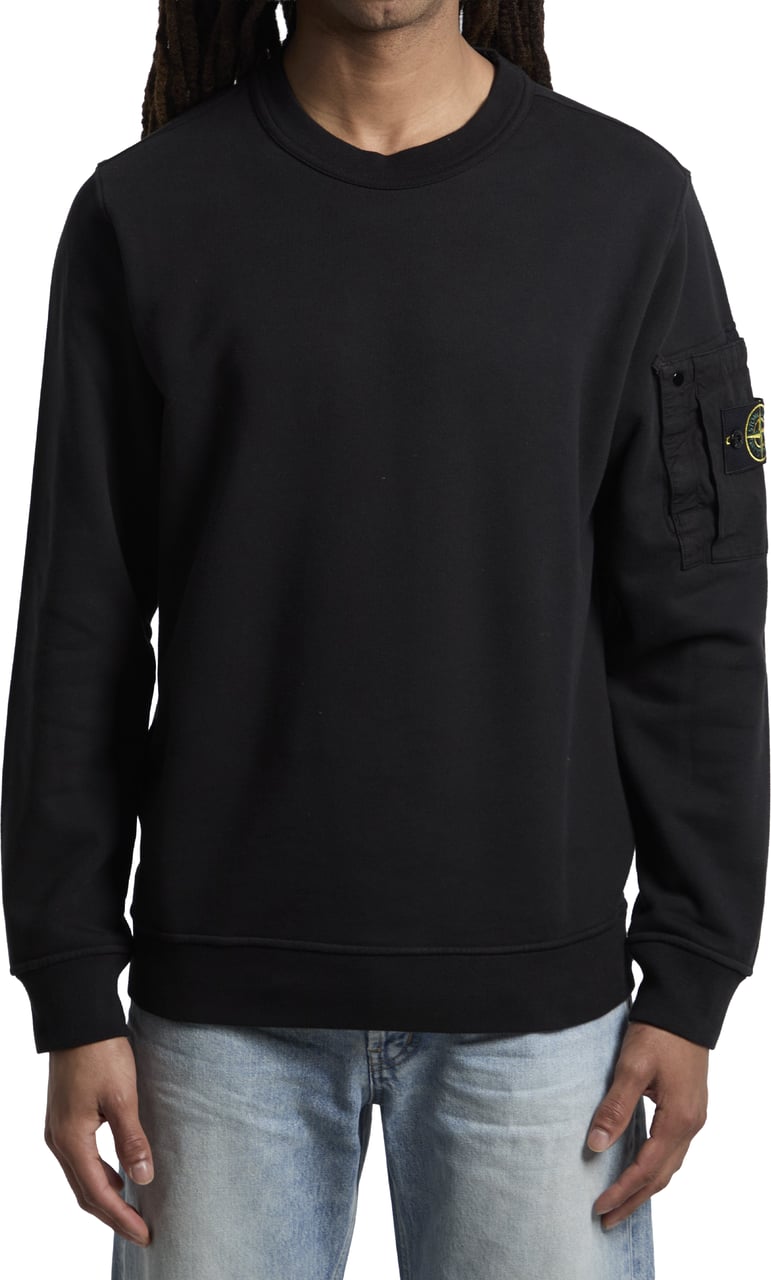 Stone Island Crewneck sweatshirt Zwart
