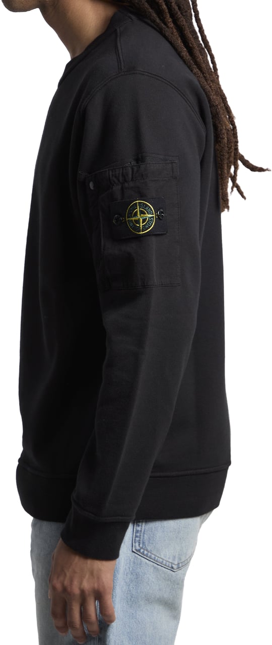 Stone Island Crewneck sweatshirt Zwart