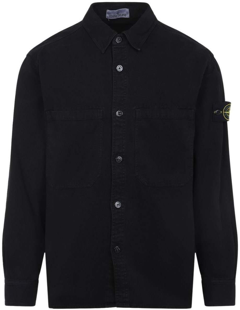Stone Island Shirts Black Zwart