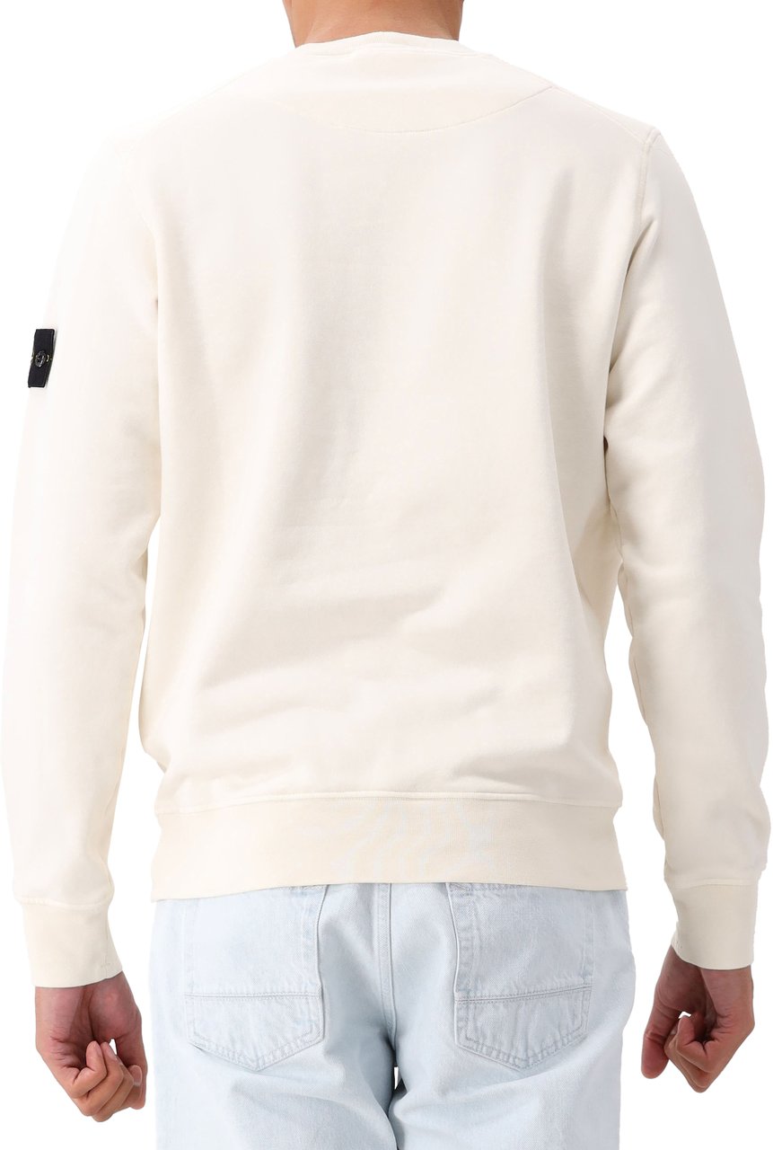 Stone Island Sweater Gebroken Wit Wit