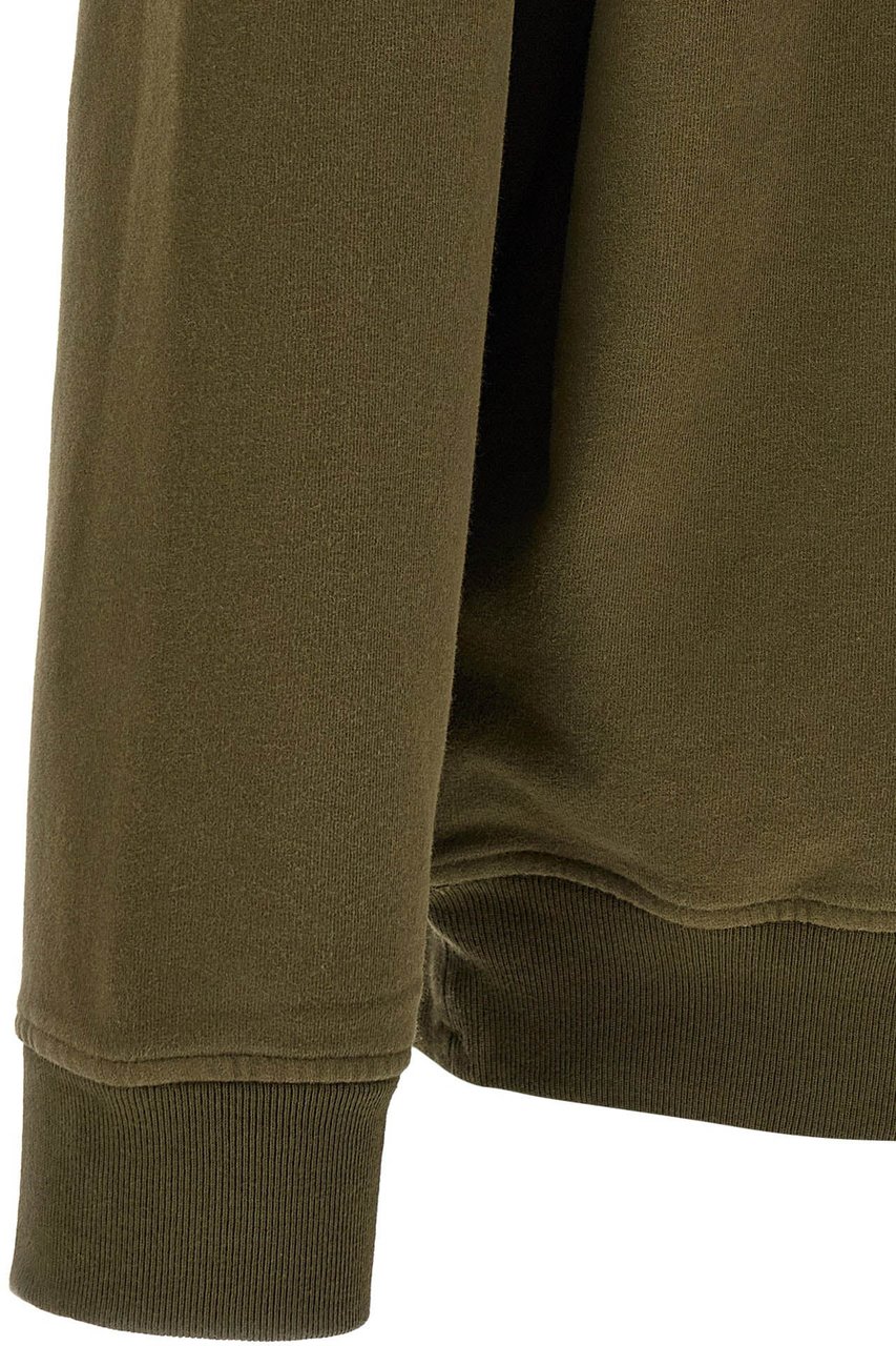 Stone Island Bicolor Cotton Sweatshirt Bruin