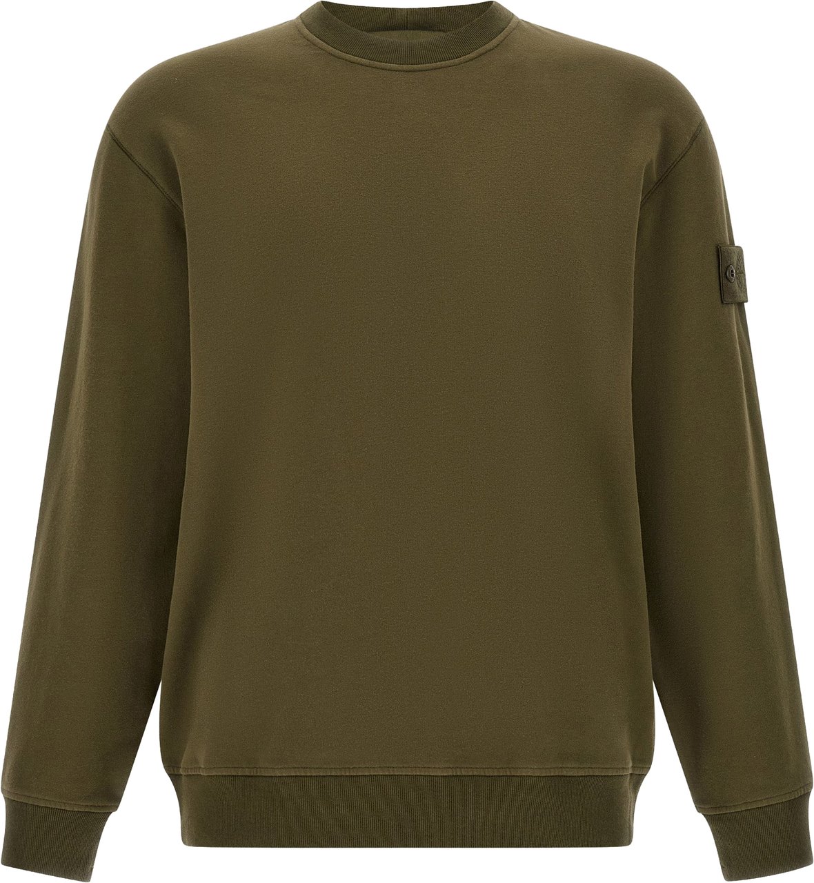 Stone Island Bicolor Cotton Sweatshirt Bruin