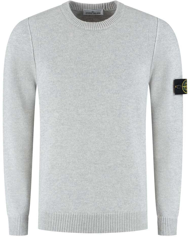 Stone Island Crew Neck Grijs