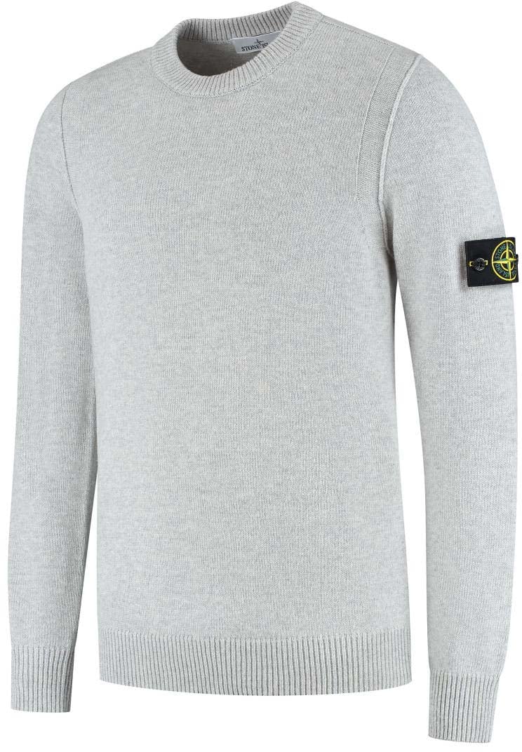 Stone Island Crew Neck Grijs