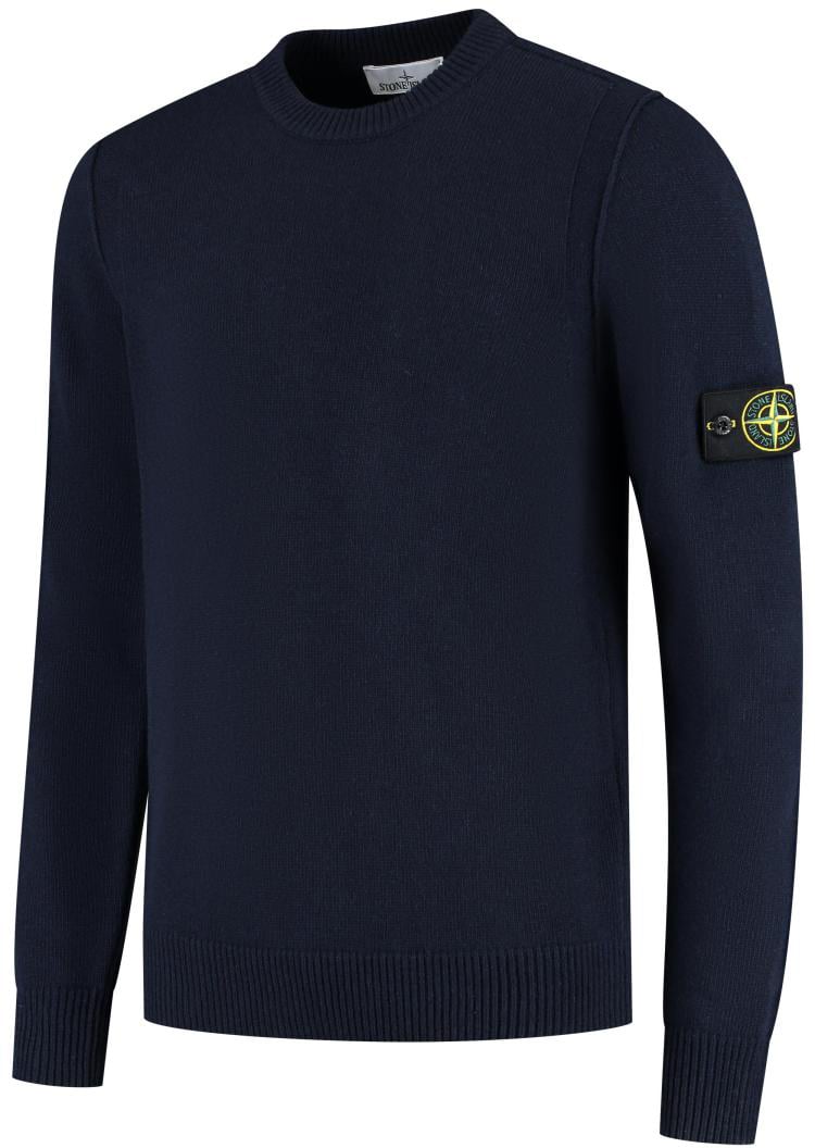Stone Island Crew Neck Blauw
