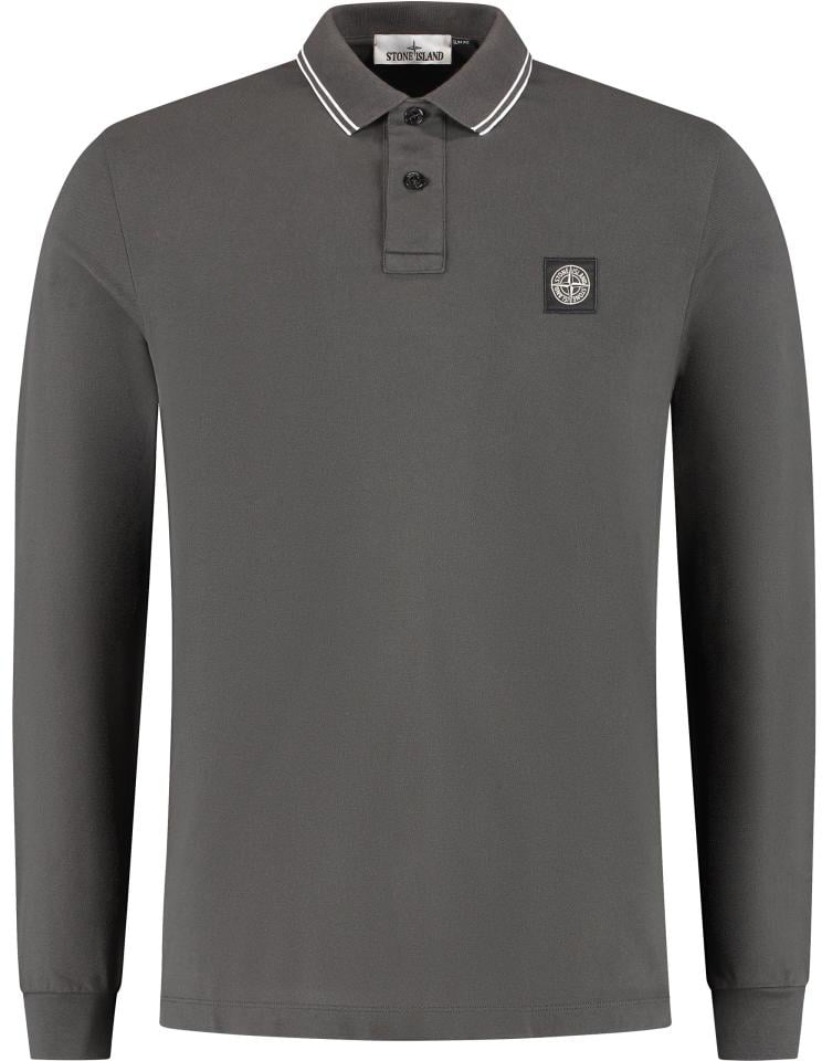 Stone Island Ls Polo Grijs
