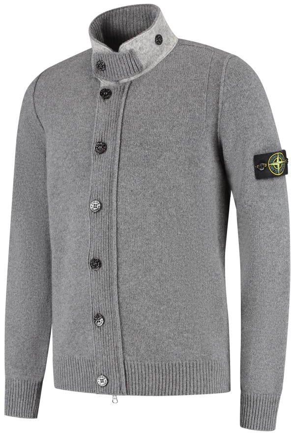 Stone Island Cardigan Grijs
