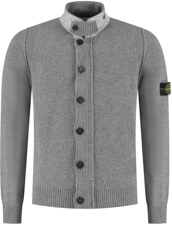 Stone Island Cardigan Grijs
