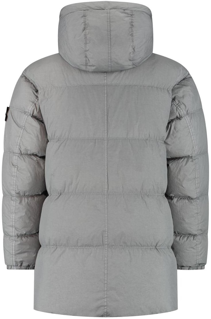 Stone Island Short Parka Grijs