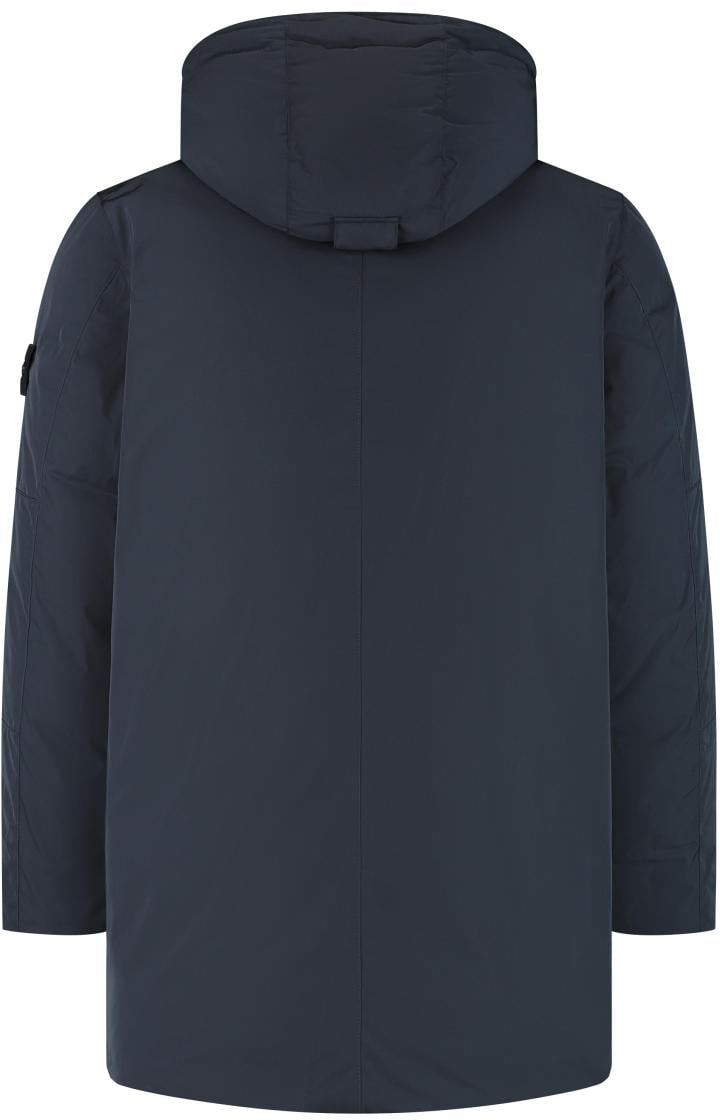 Stone Island Long Parka Blauw