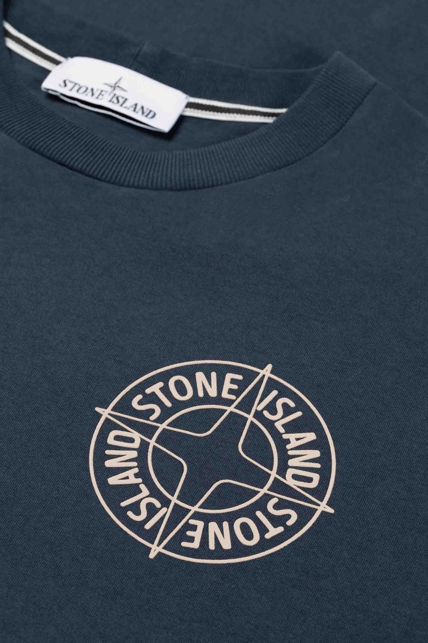 Stone Island Ss T-shirt Blauw