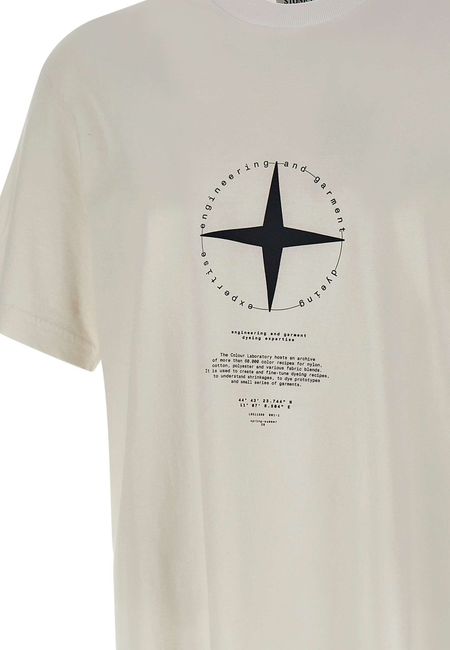 Stone Island T-Shirts And Polos White Wit
