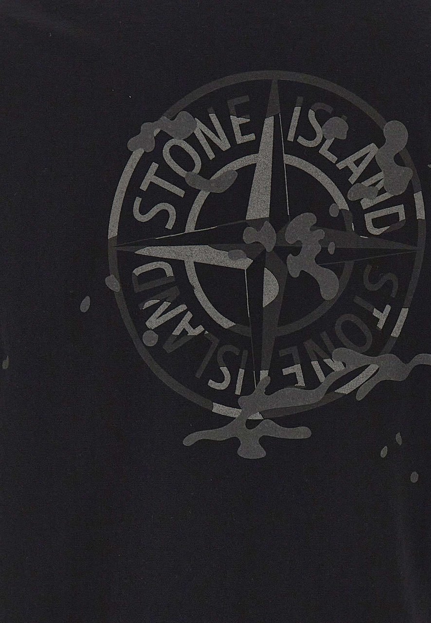 Stone Island T-Shirts And Polos Black Zwart