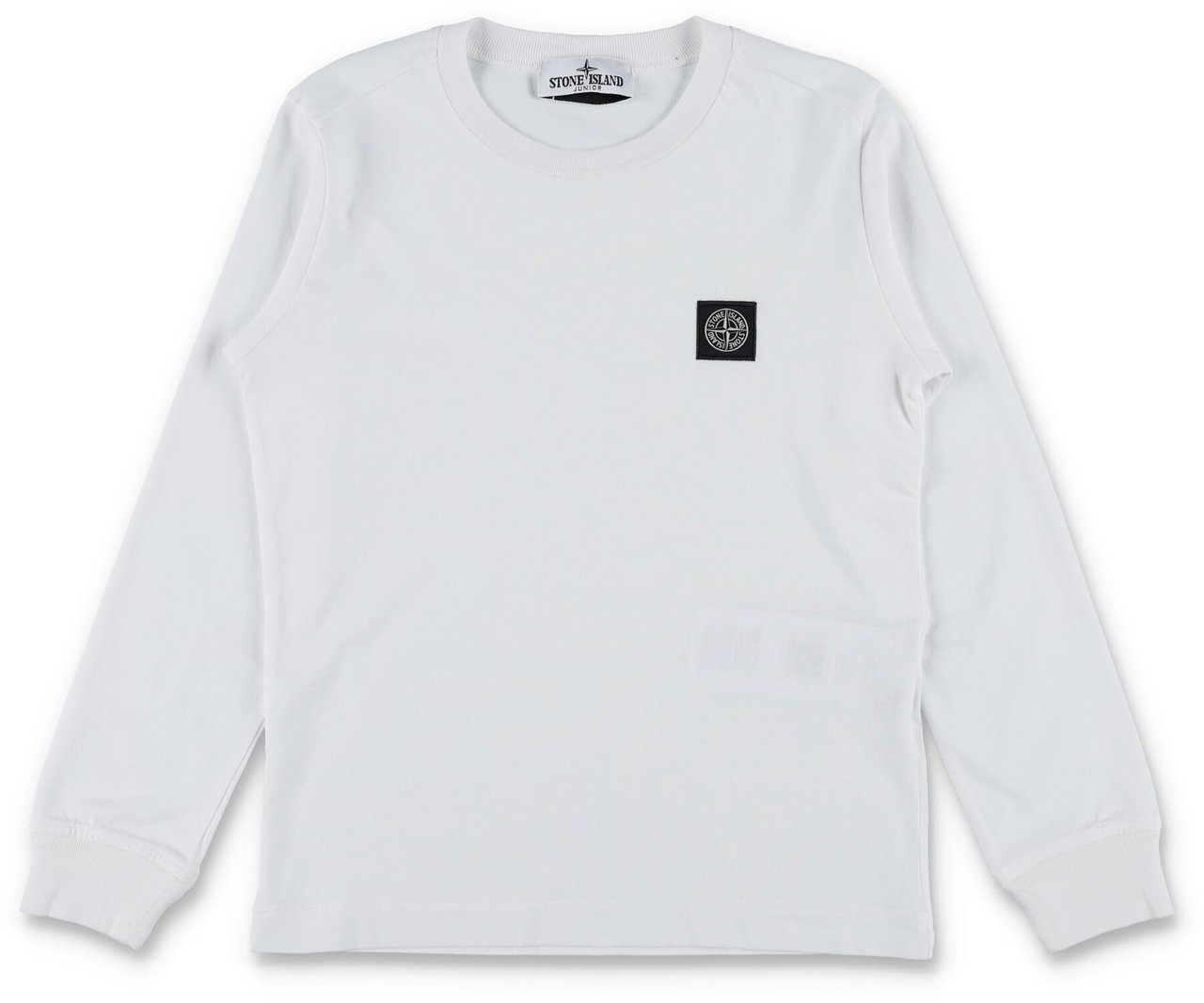 Stone Island Tee L/S Bianco Wit