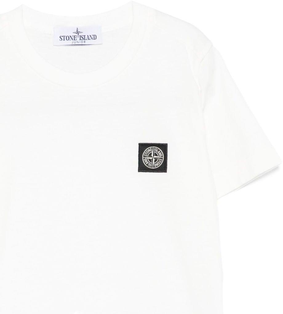 Stone Island T-Shirts And Polos White Wit