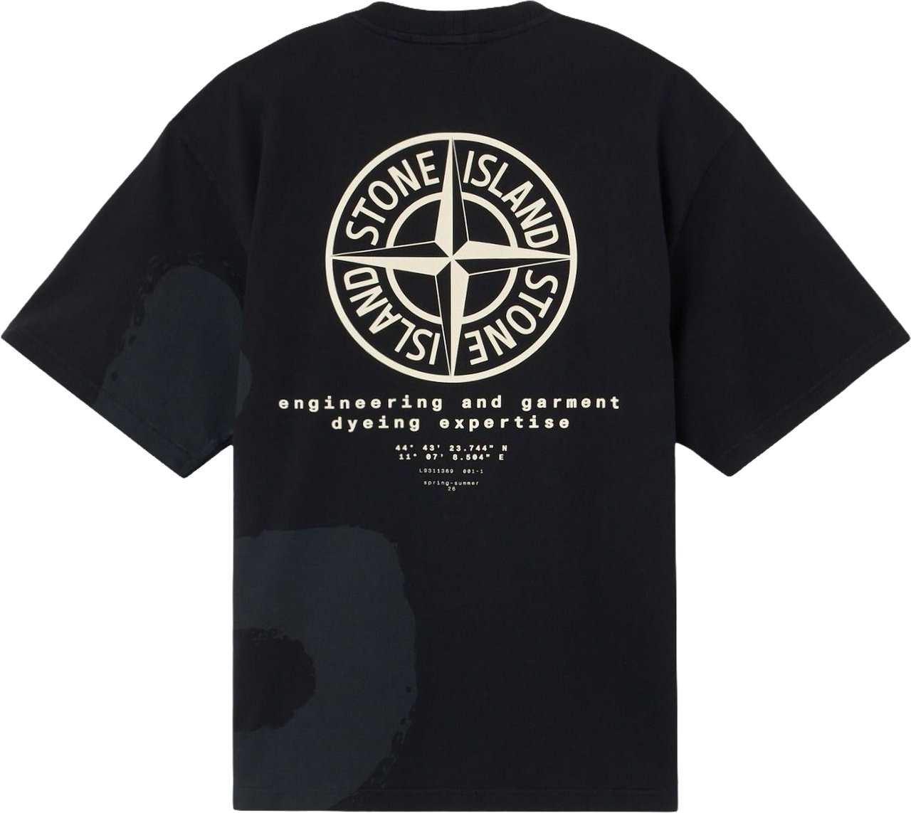 Stone Island Heren Ss T-Shirt Zwart