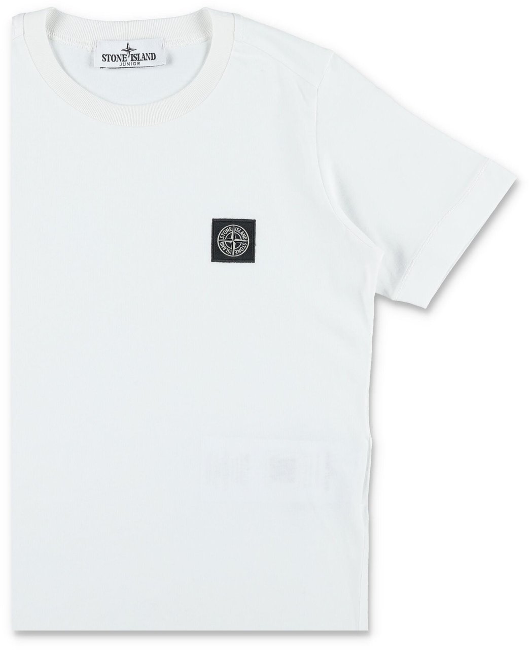 Stone Island Tee Basic L/S Bianco Wit