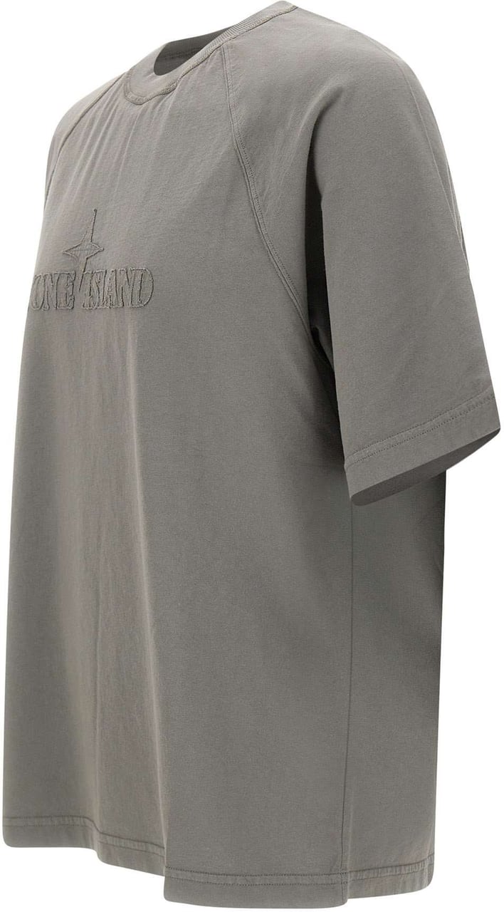 Stone Island T-Shirts And Polos Grey Grijs