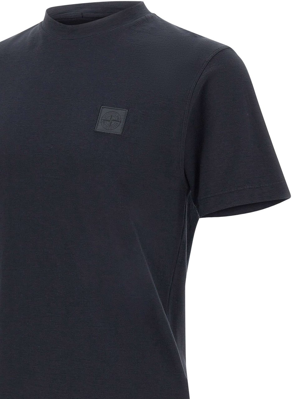 Stone Island T-Shirts And Polos Blue Navy