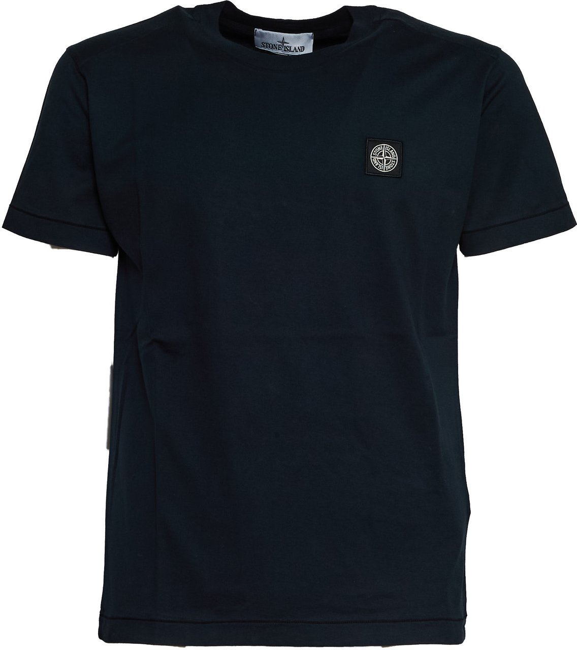 Stone Island T-shirt Patch Compass 60/2 Cotton Jersey Blauw