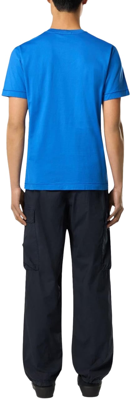 Stone Island Heren Compass logo T-Shirt Blauw Blauw