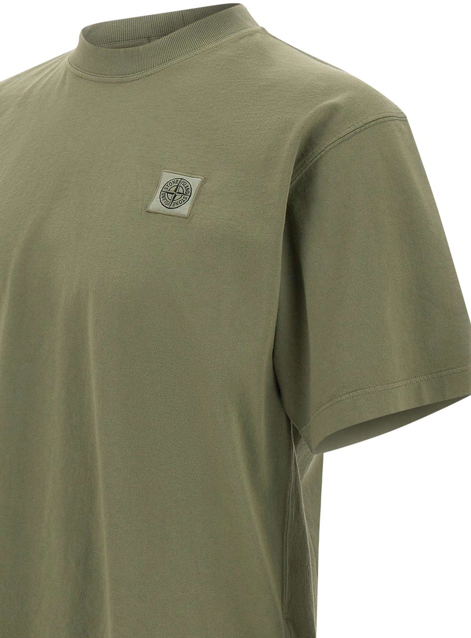 Stone Island T-Shirts And Polos Green Donkergroen