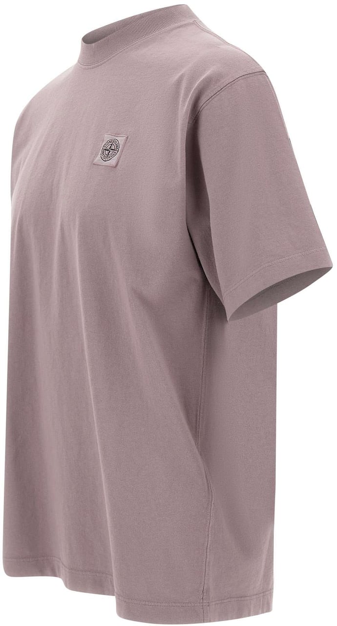 Stone Island T-Shirts And Polos Purple Paars