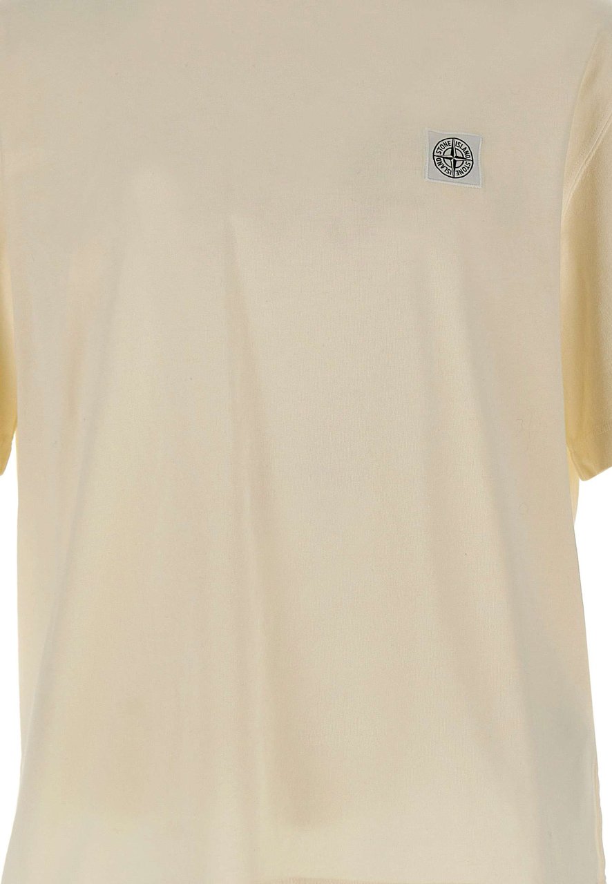 Stone Island T-Shirts And Polos White Wit