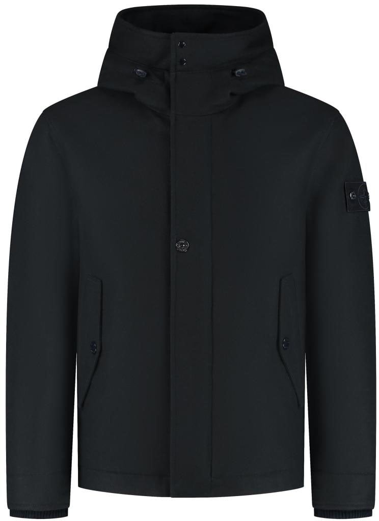 Stone Island Short Parka Blauw