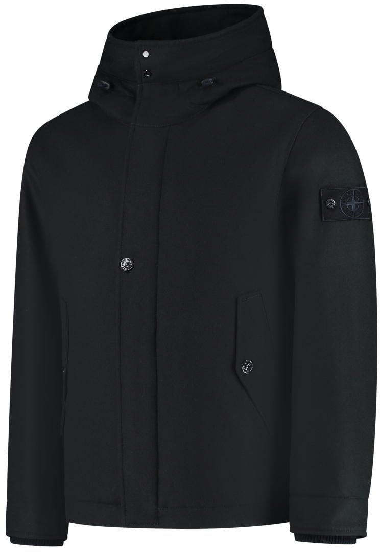 Stone Island Short Parka Blauw