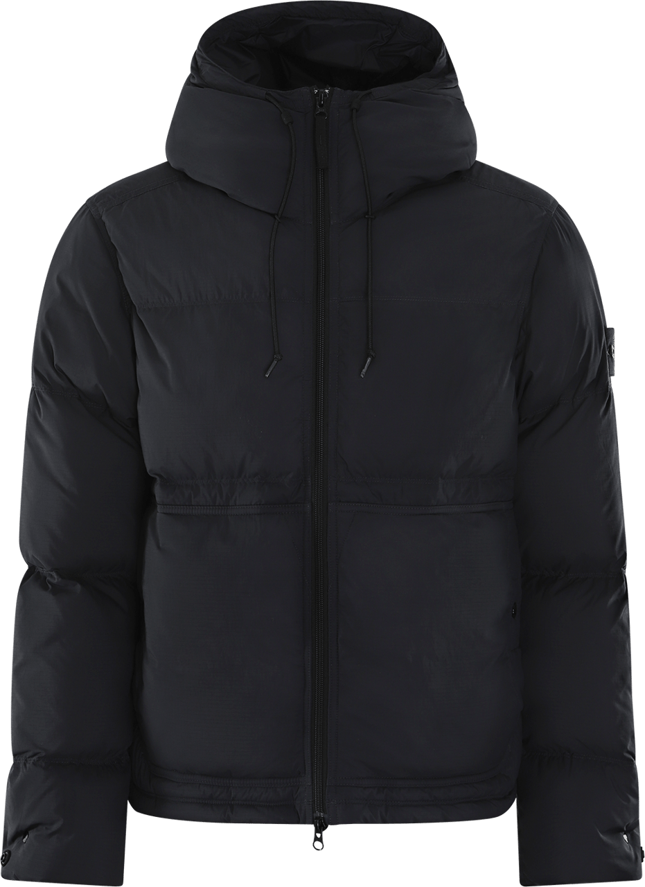 Stone Island Heren Short Parka Blauw