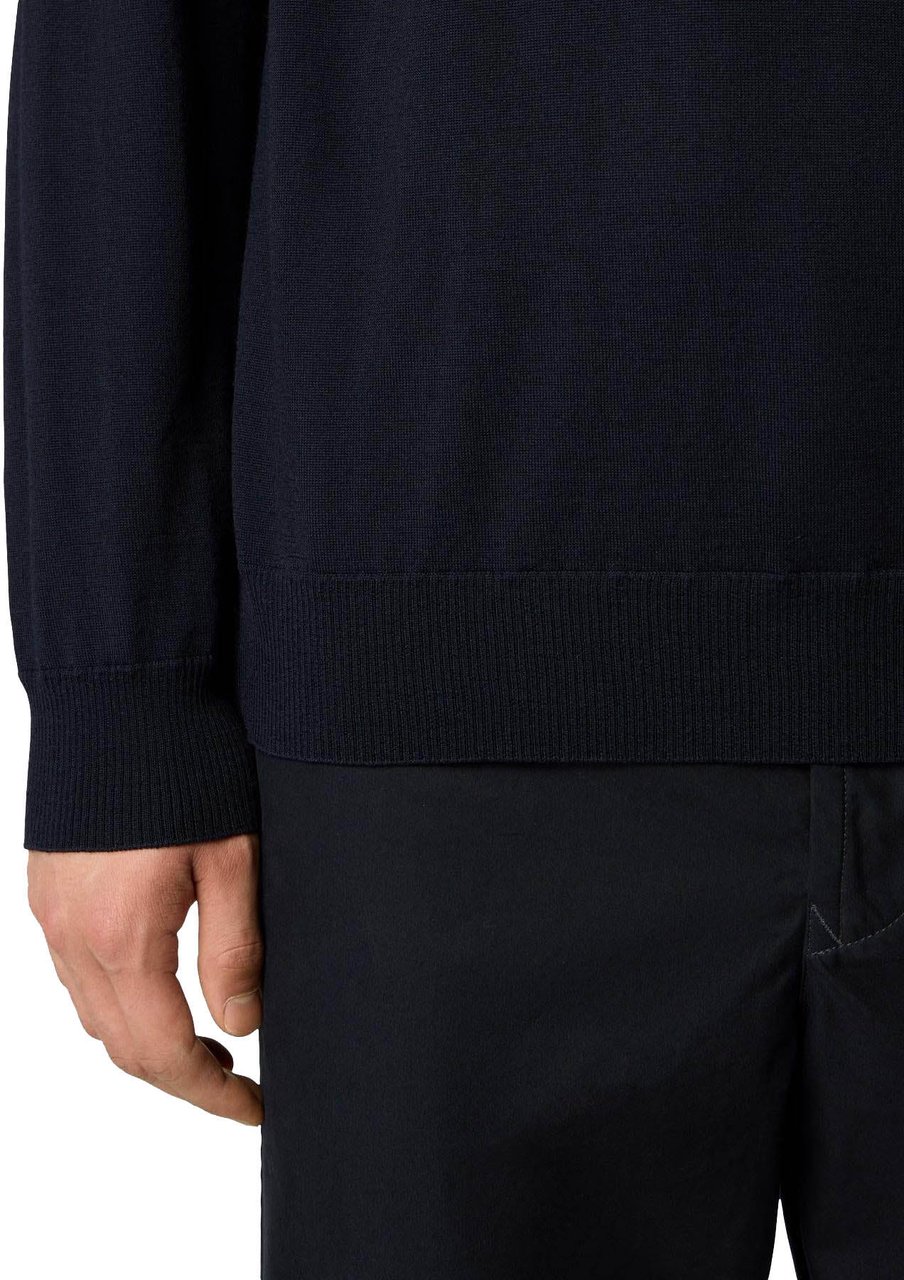 Stone Island Heren Knitted Turleneck Blauw Blauw