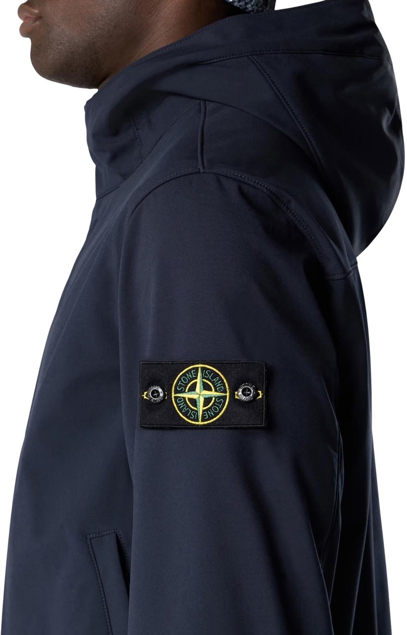 Stone Island Heren Short Parka Blauw