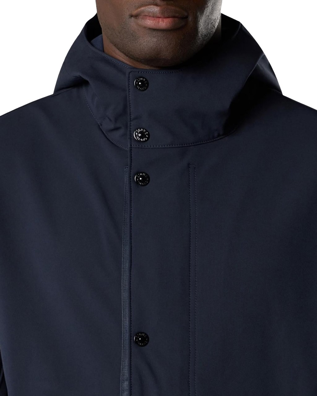 Stone Island Heren Short Parka Blauw