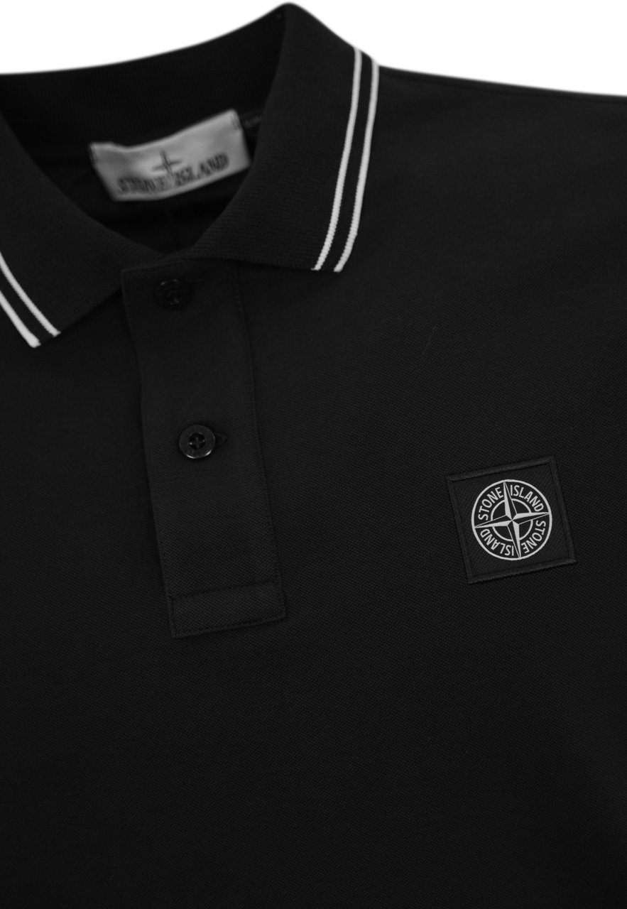 Stone Island T-Shirts And Polos Black Zwart