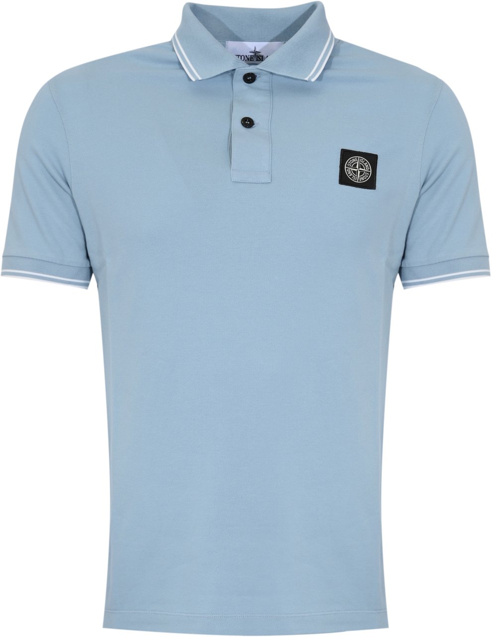 Stone Island T-Shirts And Polos Dust Blue Blauw