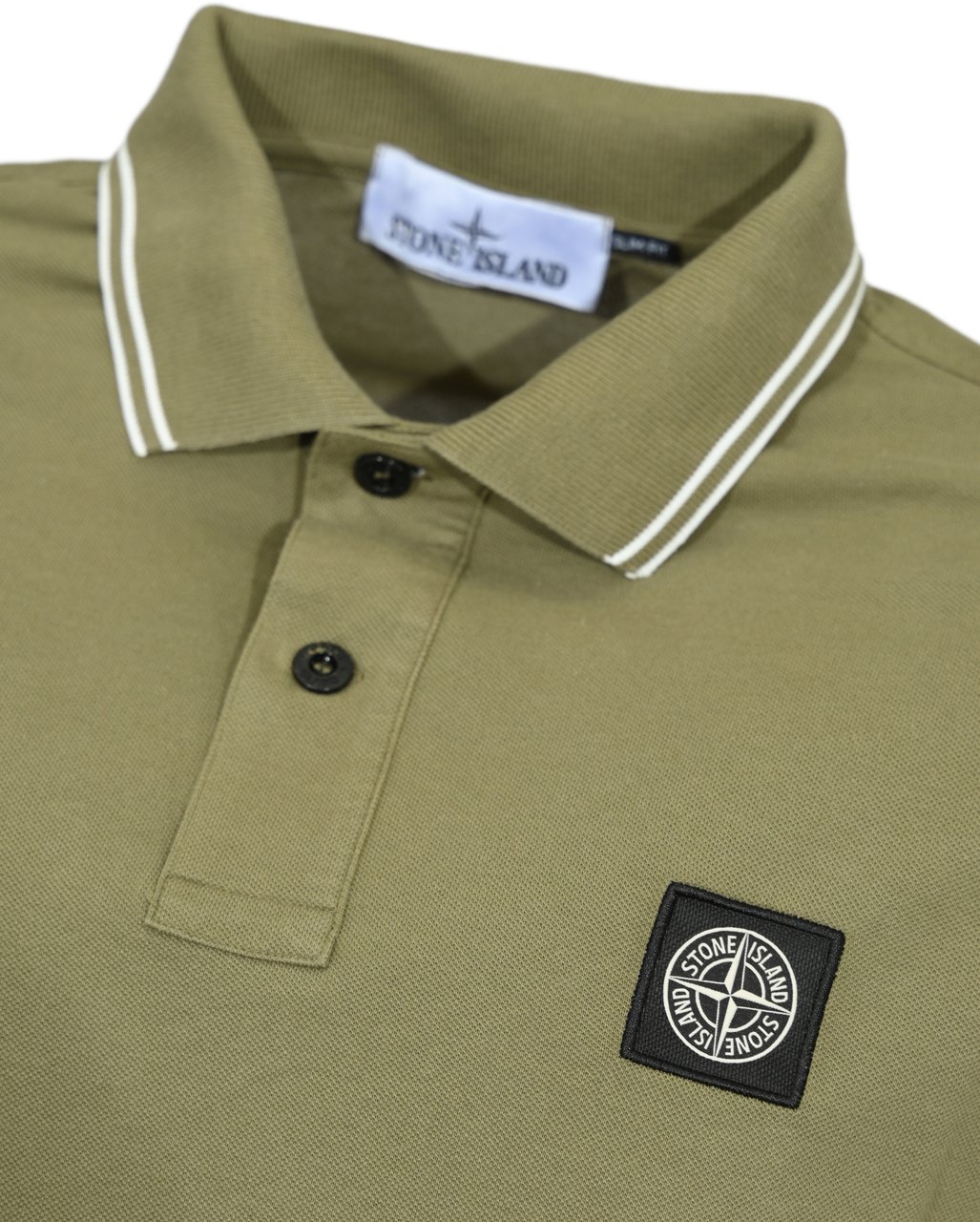Stone Island T-Shirts And Polos Military Green Donkergroen