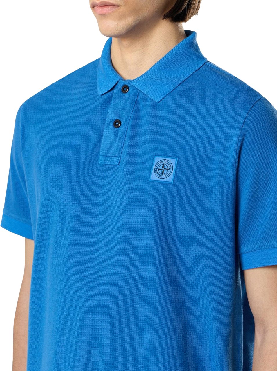 Stone Island Heren Ss Polo Blauw
