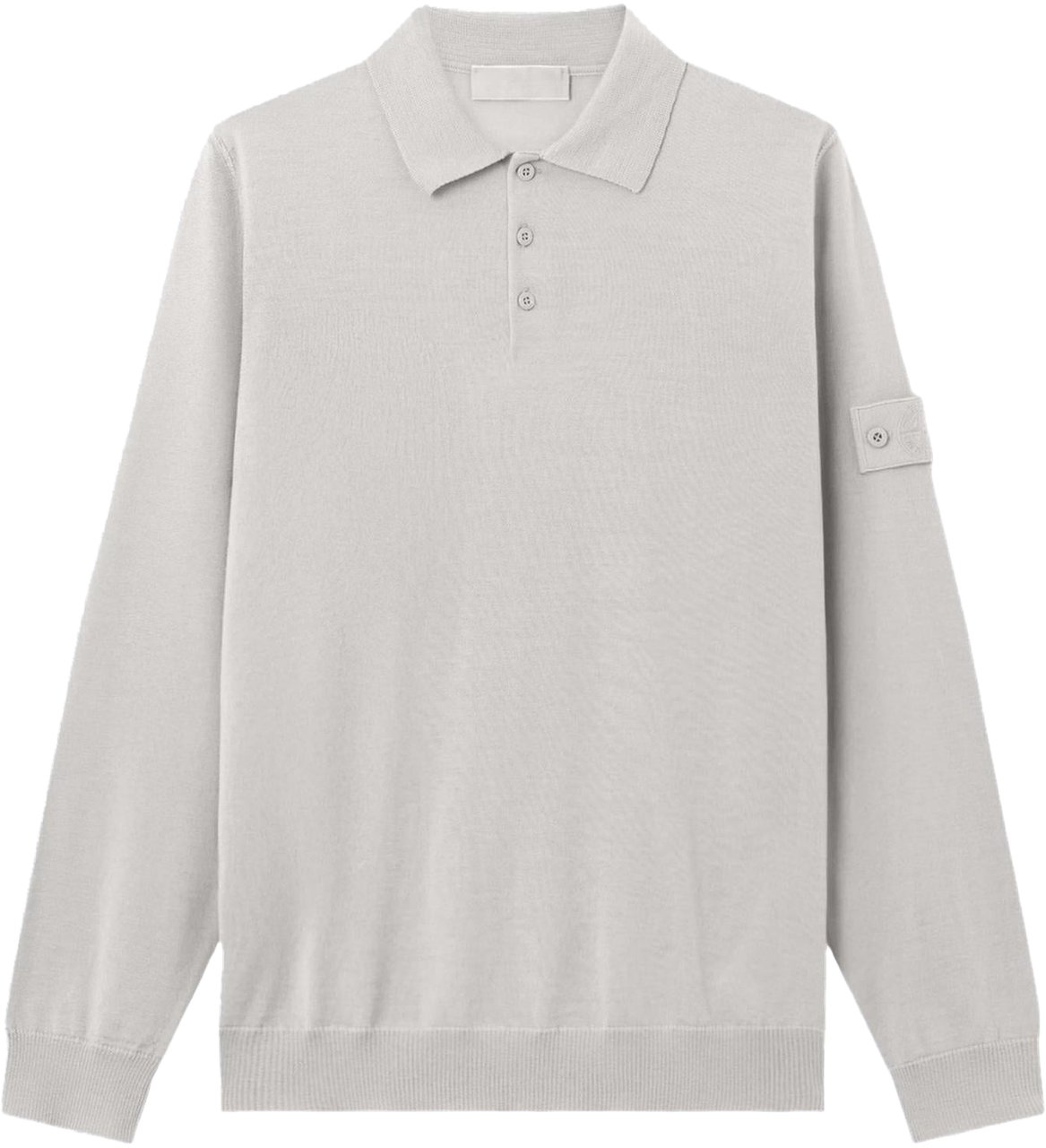 Stone Island Heren Ls Polo Grijs