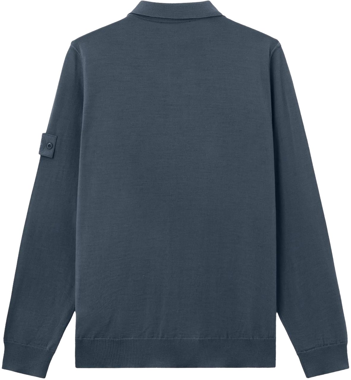 Stone Island Heren LongSleeve Polo Ghost Blauw Blauw