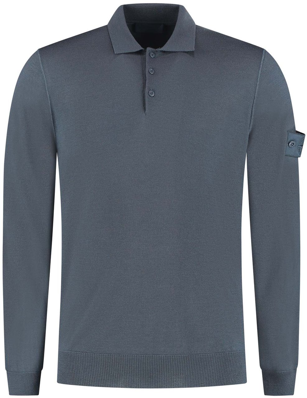 Stone Island Ls Polo Blauw