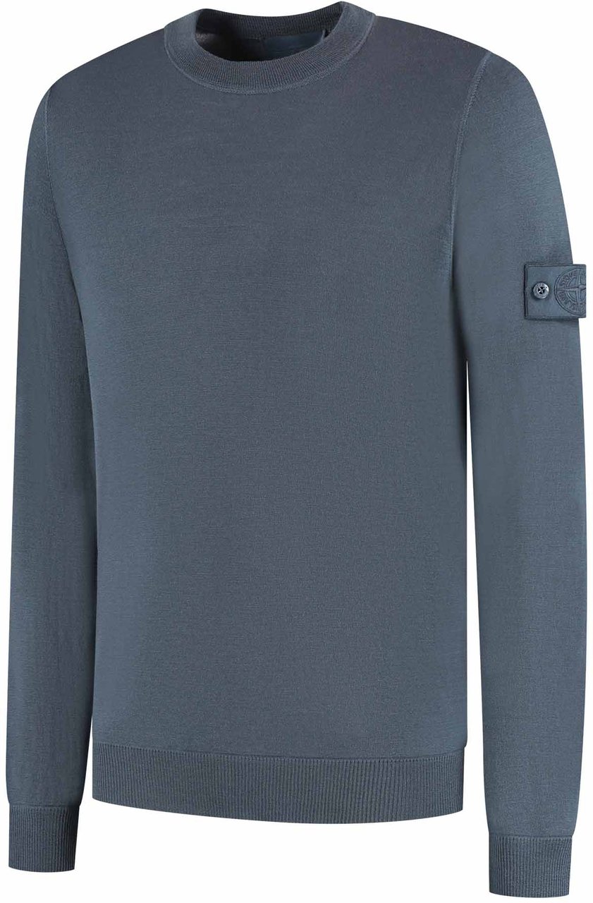 Stone Island Crew Neck Blauw