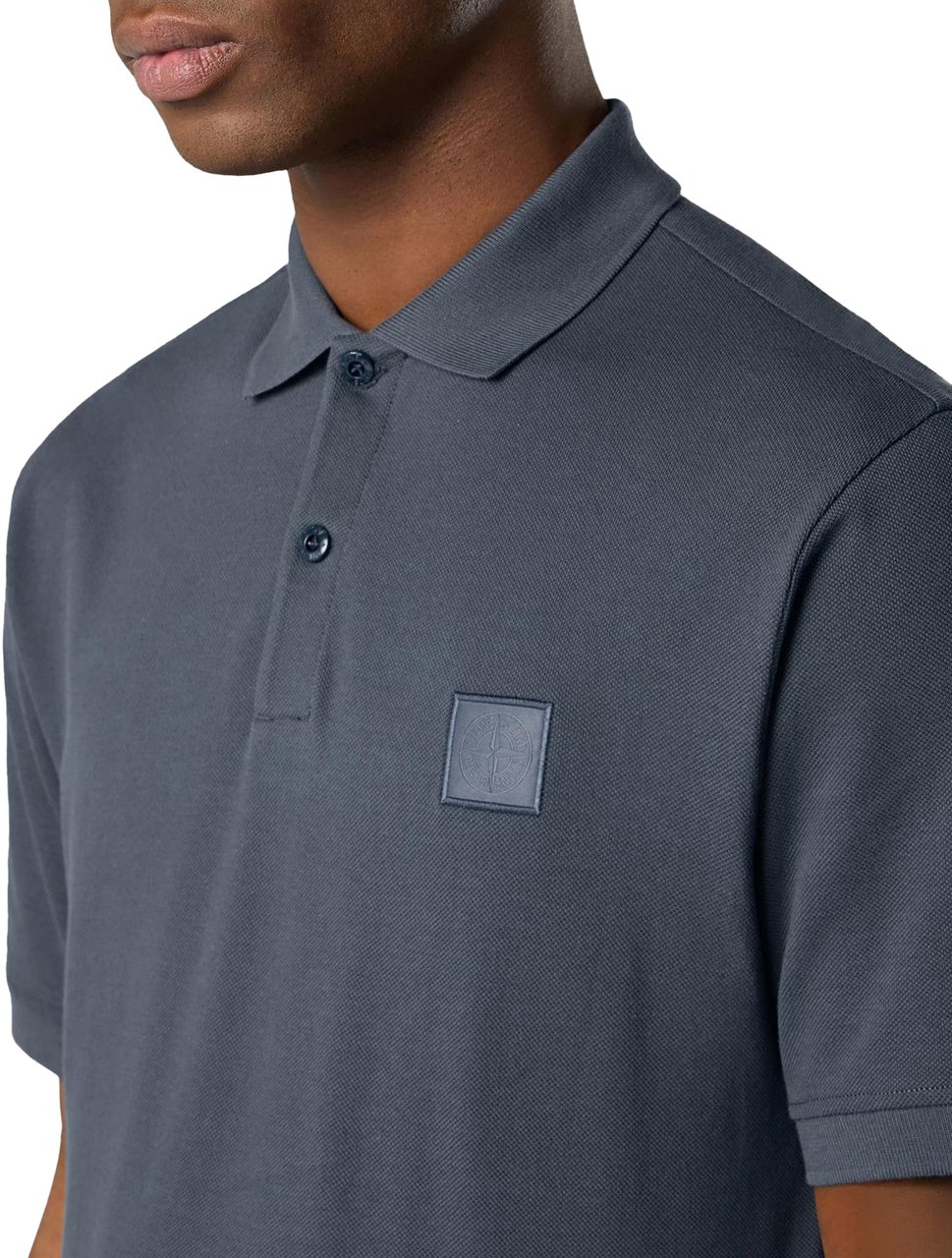 Stone Island Heren Ss Polo Blauw