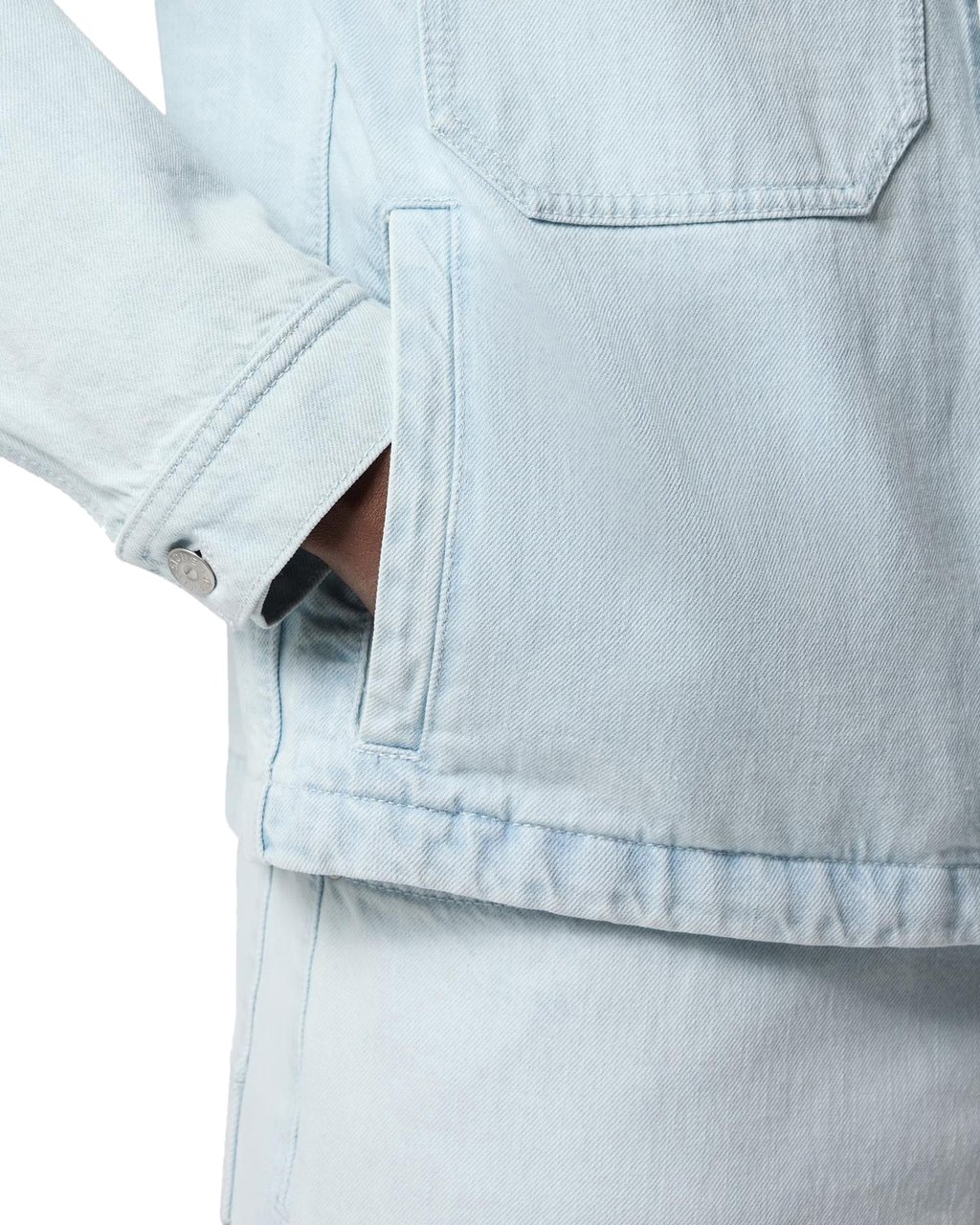 Stone Island Heren LogoPatch Coach Jacket Blauw Blauw