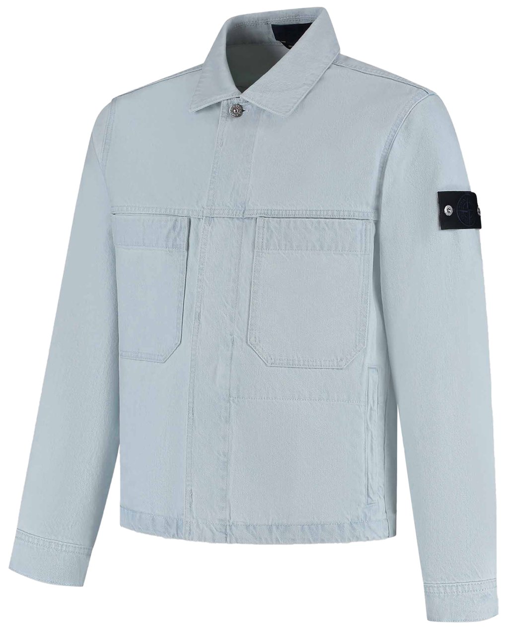 Stone Island Biker Jacket Blauw