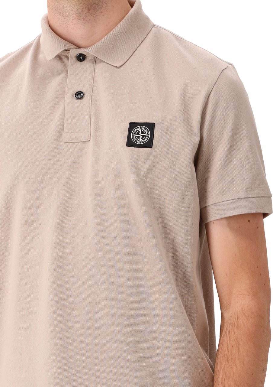 Stone Island Ss Polo Beige