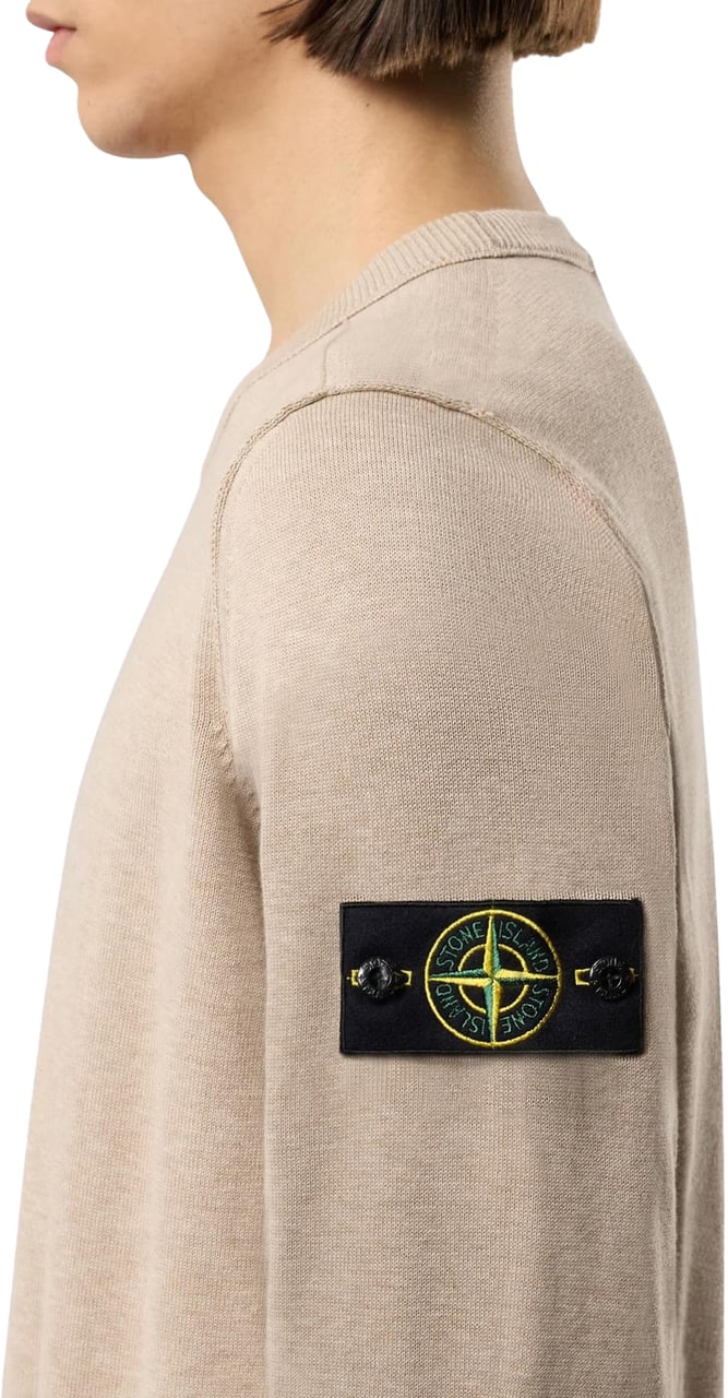Stone Island Heren Crew Neck Beige
