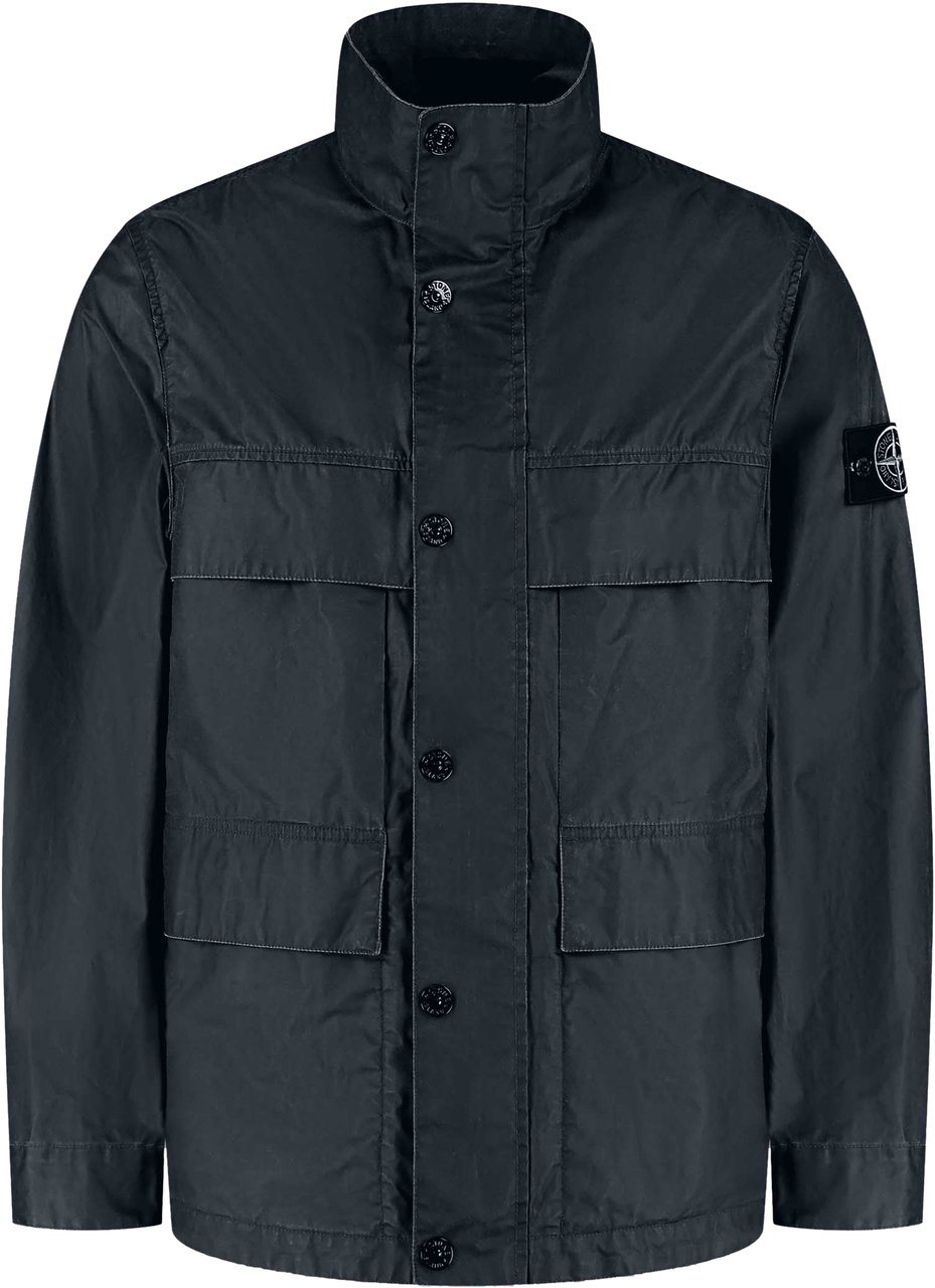 Stone Island Field Jacket Blauw